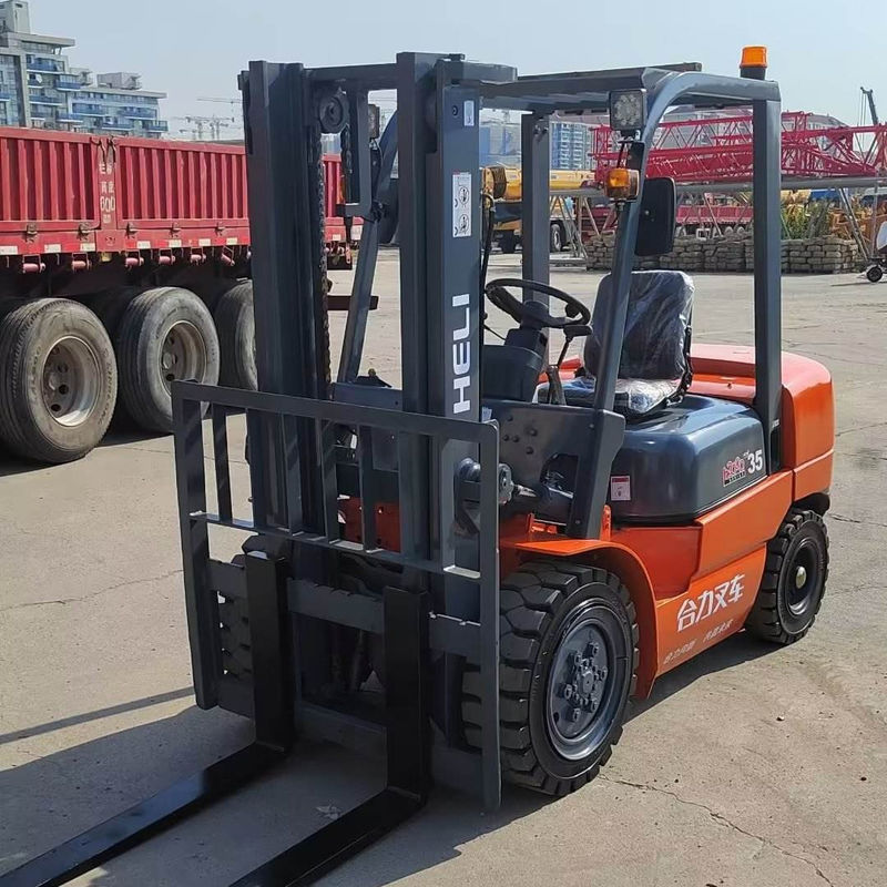 Nachdienst Video Technischer Support Hubschrauber 3 Tonnen Gebraucht Gabelstapler Diesel Gabel Länge 1070mm
