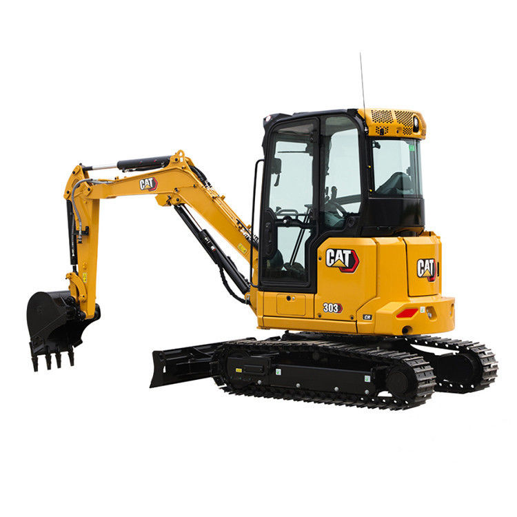 Verkauf CAT303 3 Tonnen Minibagger Diesel-Crawler-Bagger mit anderen hydraulischen Ventilen
