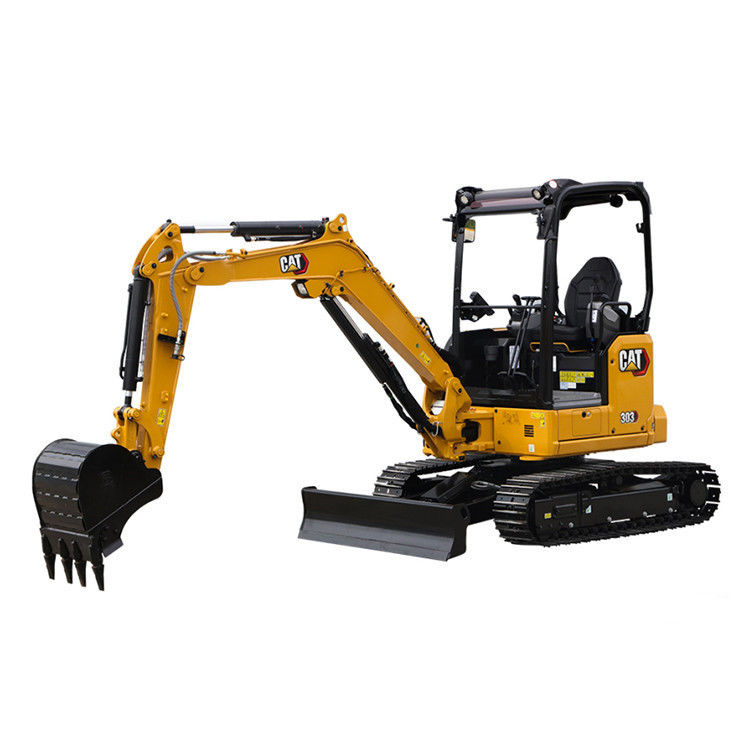 Verkauf CAT303 3 Tonnen Minibagger Diesel-Crawler-Bagger mit anderen hydraulischen Ventilen