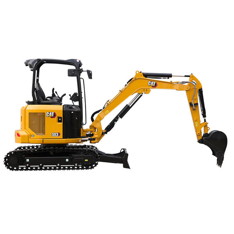 Verkauf CAT303 3 Tonnen Minibagger Diesel-Crawler-Bagger mit anderen hydraulischen Ventilen