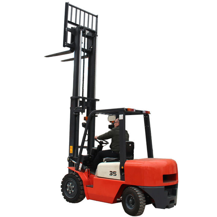 Gebraucht 5 Tonnen Gabelstapler mit Heli Isuzu Motor Nennlast 3 Tonnen