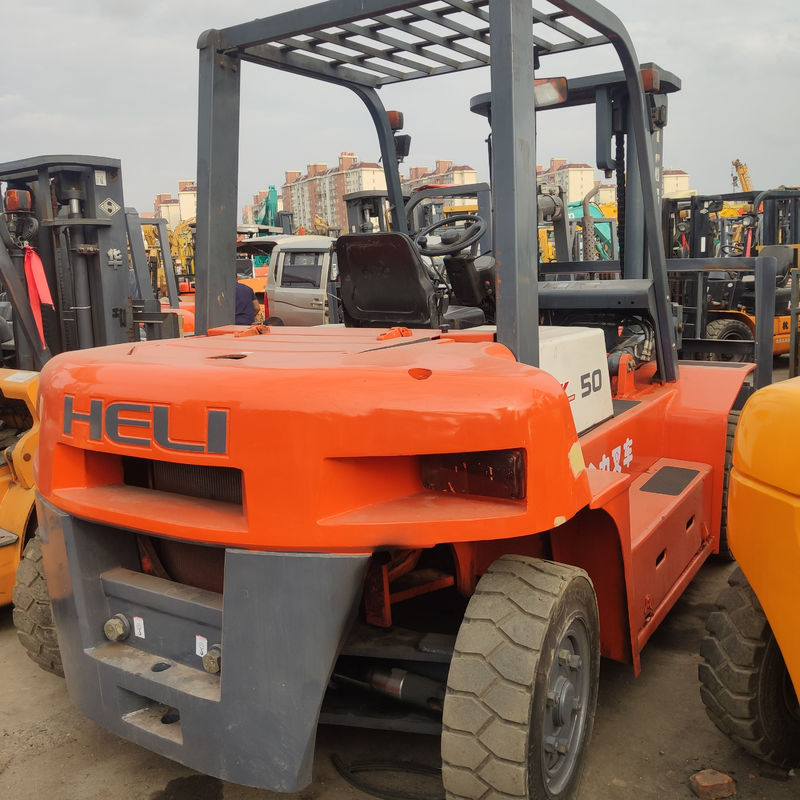 Gebraucht 5 Tonnen Gabelstapler mit Heli Isuzu Motor Nennlast 3 Tonnen