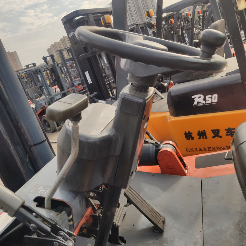 Gebraucht 5 Tonnen Gabelstapler mit Heli Isuzu Motor Nennlast 3 Tonnen