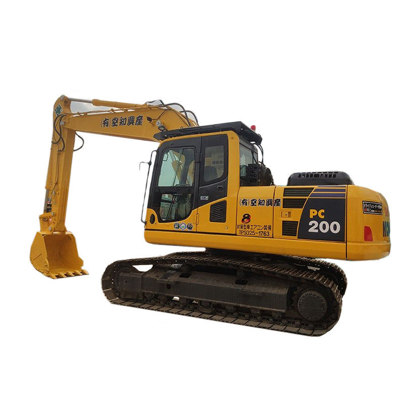 Gebrauchtes Komatsu PC200-8 Bagger in Originalfarbe mit Hydraulikzylinder