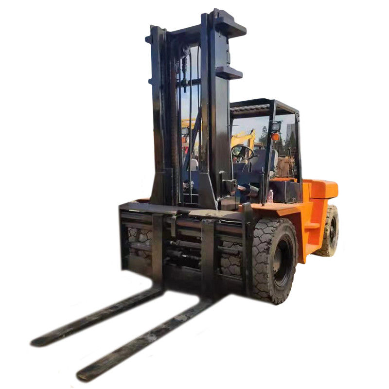 4.5m Diesel-Forklift mit rutschsicherem Geländereifen und 10 Tonnen Kapazität