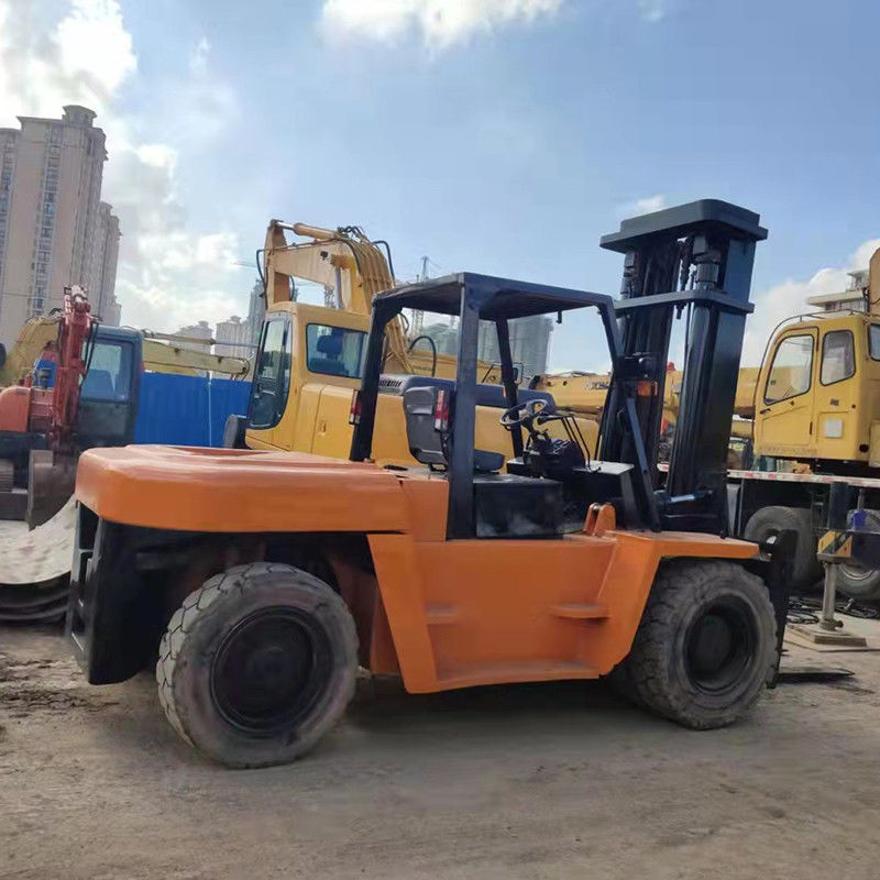 10 Tonnen Diesel-Forklift mit 4,5 m Hebhöhe in Singapur Hotels Fork Breite 150 m
