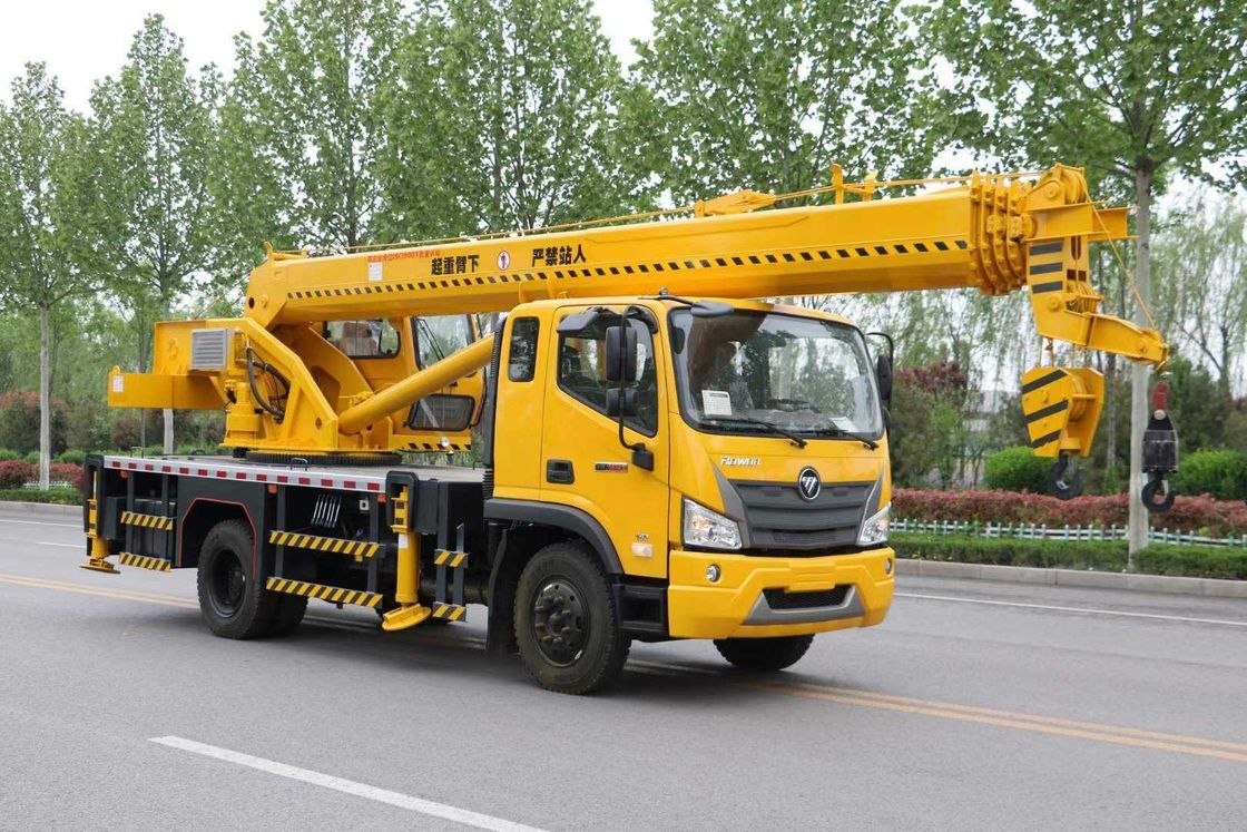 12-15 Tonnen Gebrauchtmobile Kranfahrzeuge mit 160 PS und 4200 mm Radstand