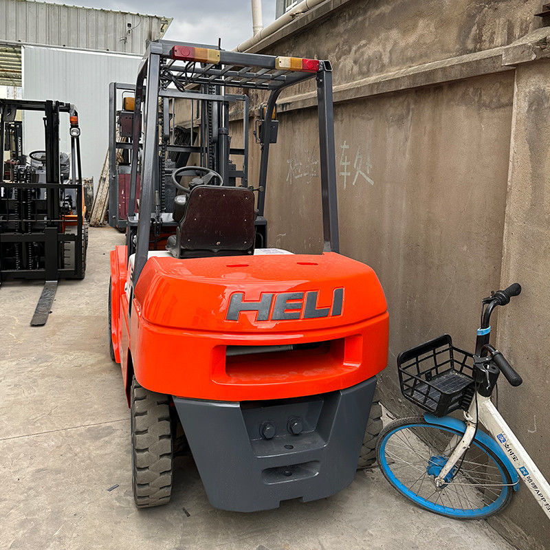 HELI 3 Tonnen Diesel-Forklift 3m Hebhöhe 3t verwendeter Forklift in gutem Zustand