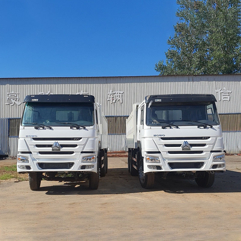 10 Vorwärts Schichtnummer Sinotruk HOWO 371HP Gebraucht-Dump Trucks 6X4 für Bau-Mine