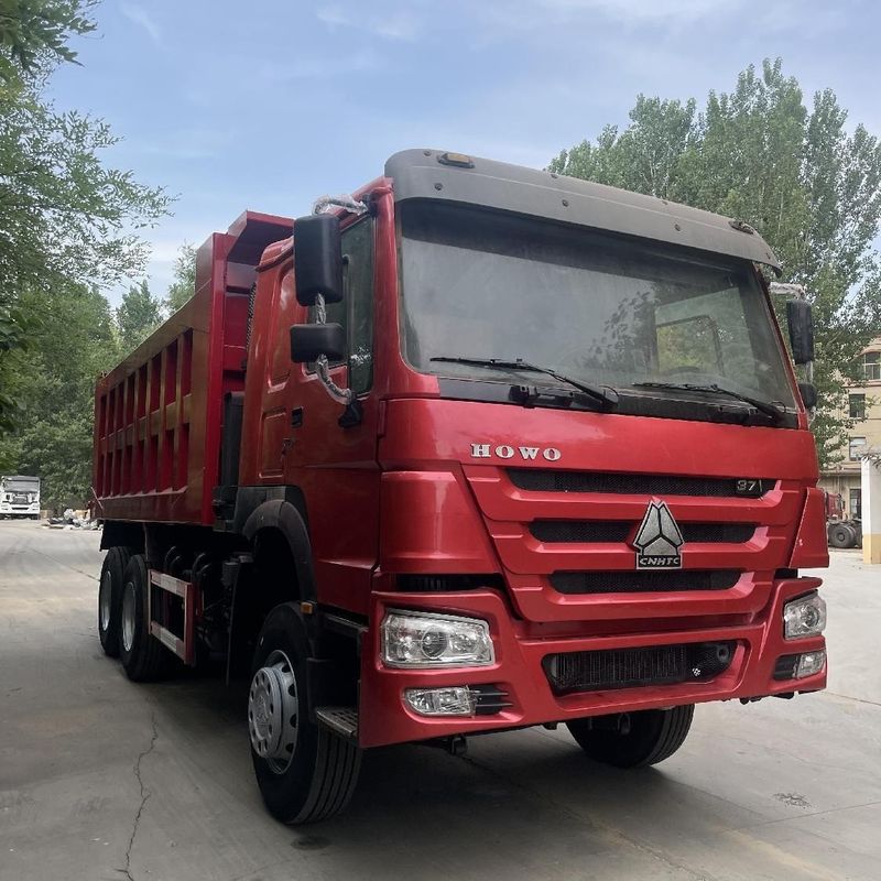 10 Vorwärts Schichtnummer Sinotruk HOWO 371HP Gebraucht-Dump Trucks 6X4 für Bau-Mine
