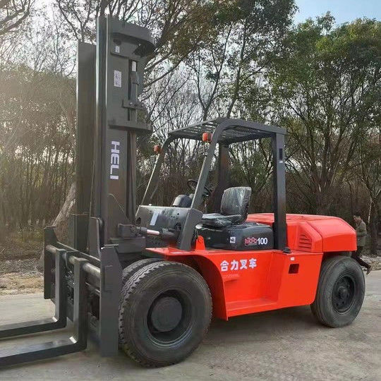 10 Tonnen Diesel-Forklift in der Türkei Hebhöhe 3000 mm-6000 mm Gewicht KG 10000 kg