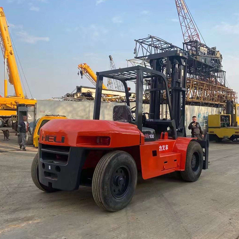 Hochlastkapazität 10 Tonnen Diesel-Forklift Gebraucht-Heli-Forklift mit Dieselmotor