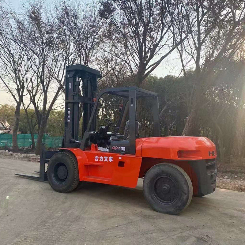 Hochlastkapazität 10 Tonnen Diesel-Forklift Gebraucht-Heli-Forklift mit Dieselmotor