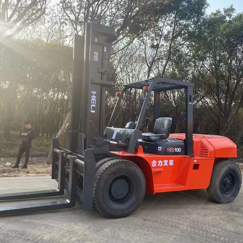 Hochlastkapazität 10 Tonnen Diesel-Forklift Gebraucht-Heli-Forklift mit Dieselmotor