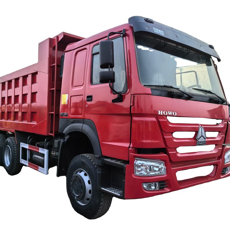 5600mm*2300mm*1500mm Frachtbehälter 6X4 Gebraucht-Tipper-Lkw 371HP 25tons HOWO-Dump-Lkw