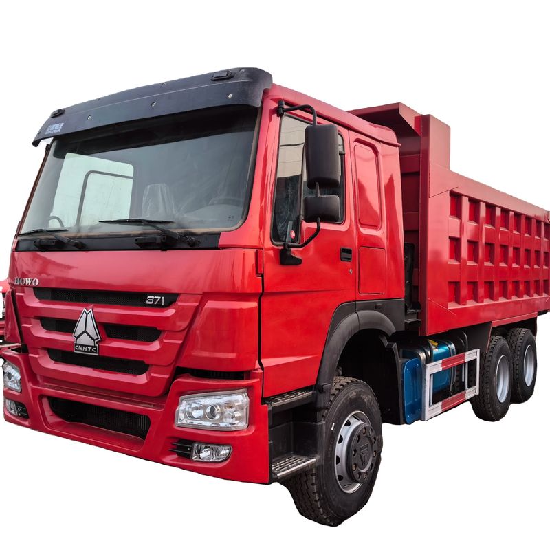 Vollständig renovierter 371 PS 8X4 HOWO-Dump-Truck mit 6,2-8 m Ladungstanke und ABS
