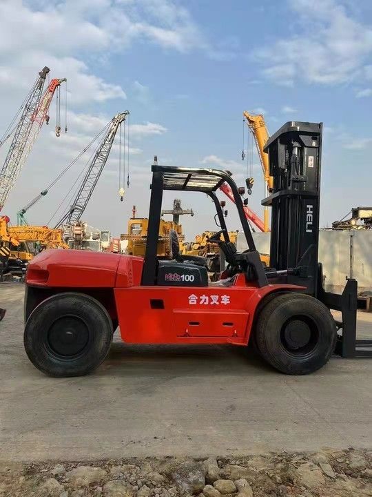 Nach der Wartung Video Technischer Support 3T 5T Gebrauchtes Diesel-Heli-Forklift in gutem Zustand