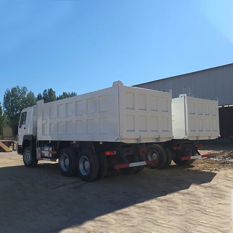 ABS und Motorkapazität 8L Vollständig überholt 371PS HOWO Dump Truck für den Transport