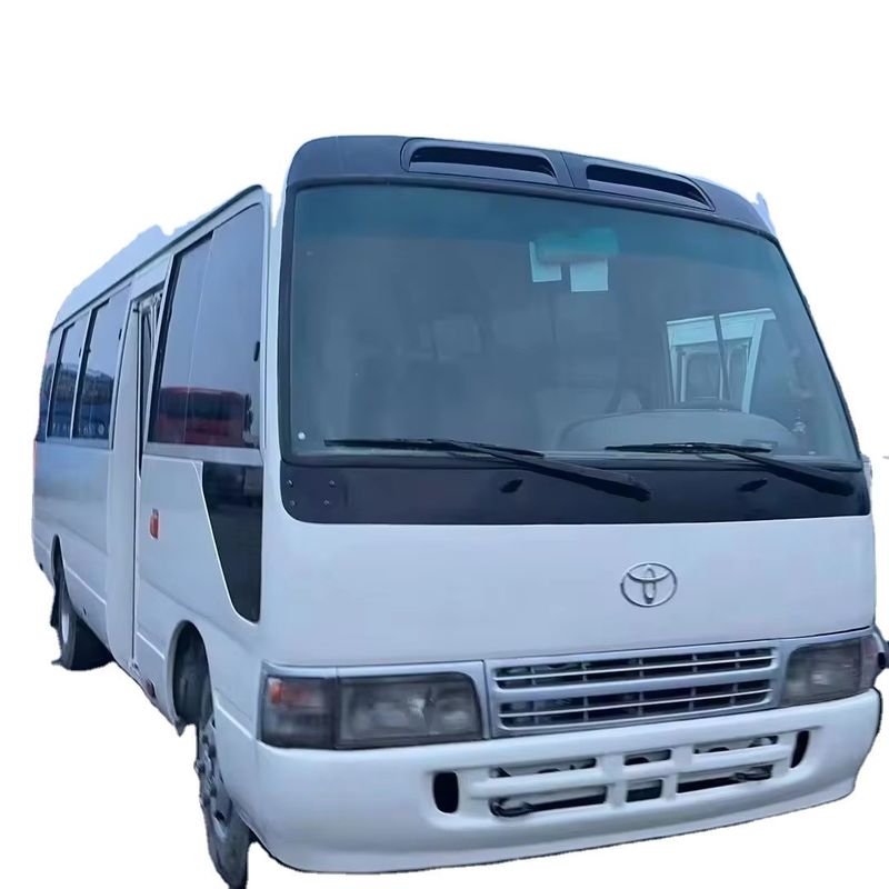 Top-Rating Linkslenker Toyota Coaster Bus mit 9.00R20 Reifen und 4L Motor Kapazität