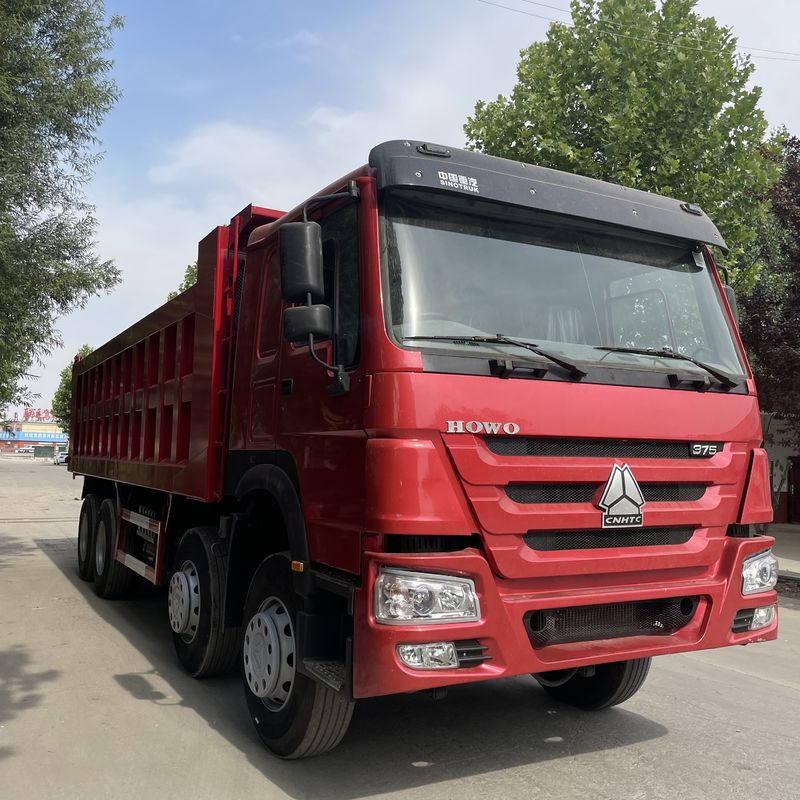 Maximaldrehmoment 1500-2000Nm SINO TRUCK verwendet HOWO 8*4 Schwerlast-Dump Truck Tipper Dumper