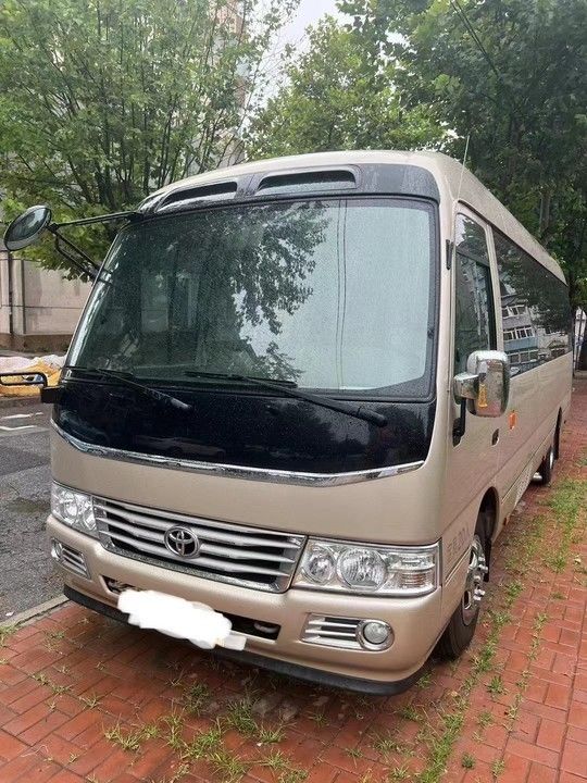 Luxusbus für Touristen Euro 3 Emissionsstandard 2020 Toyota Coaster 30-Sitzer Touristenbus