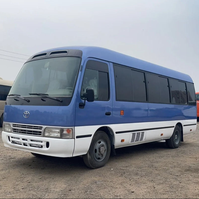 Linksgetriebenes Handgetriebe Typ Toyota Achterbahnbus Diesel Gebrauchtbus mit 30 Plätzen