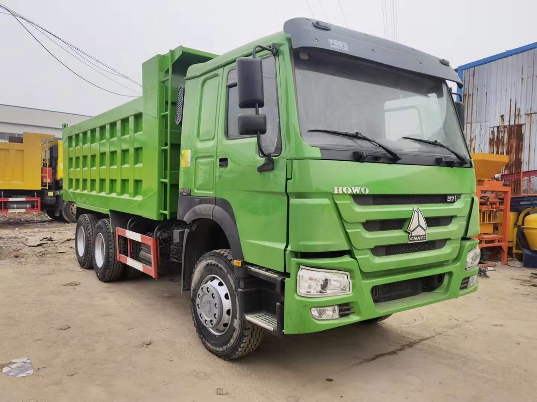 LHD SINO TRUCK HOWO 371HP 6x4 Gebrauchtes schweres Trägerfahrzeug für 2 Personen