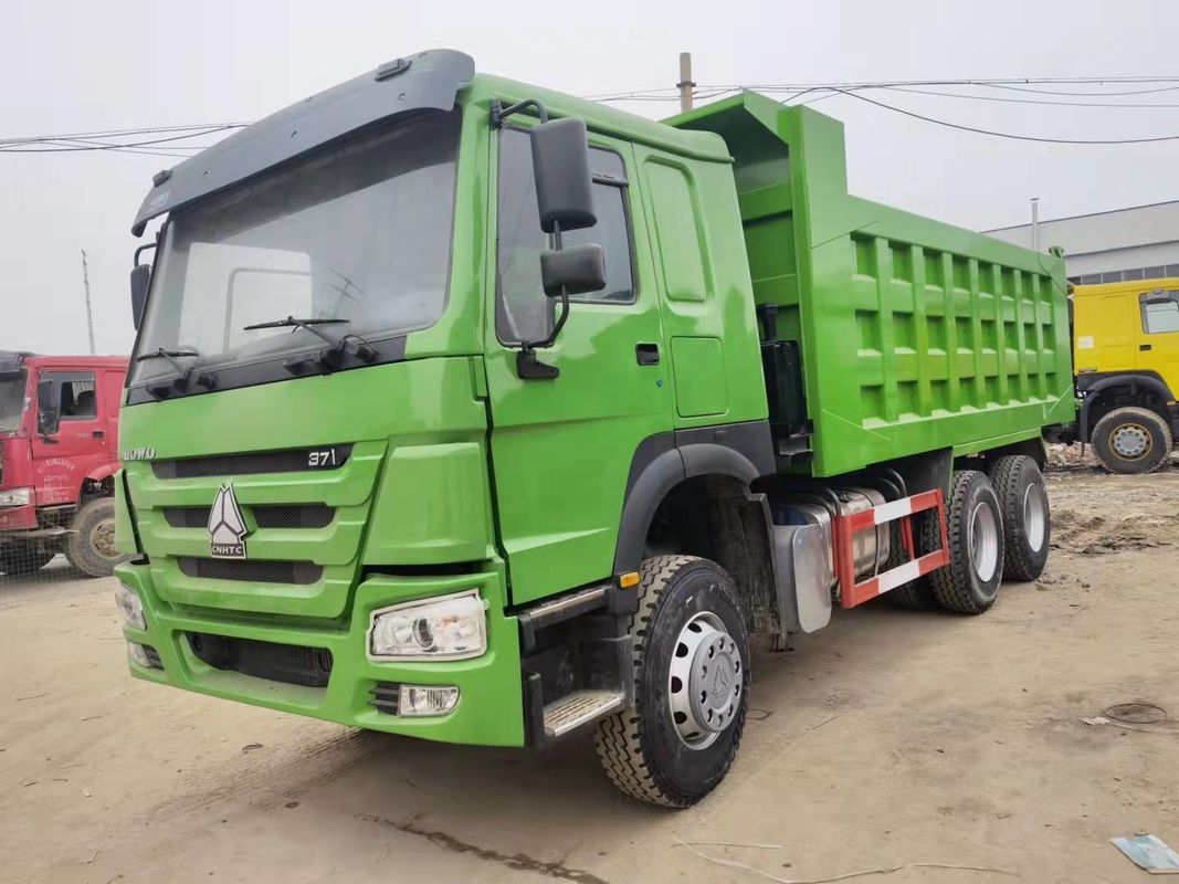LHD SINO TRUCK HOWO 371HP 6x4 Gebrauchtes schweres Trägerfahrzeug für 2 Personen