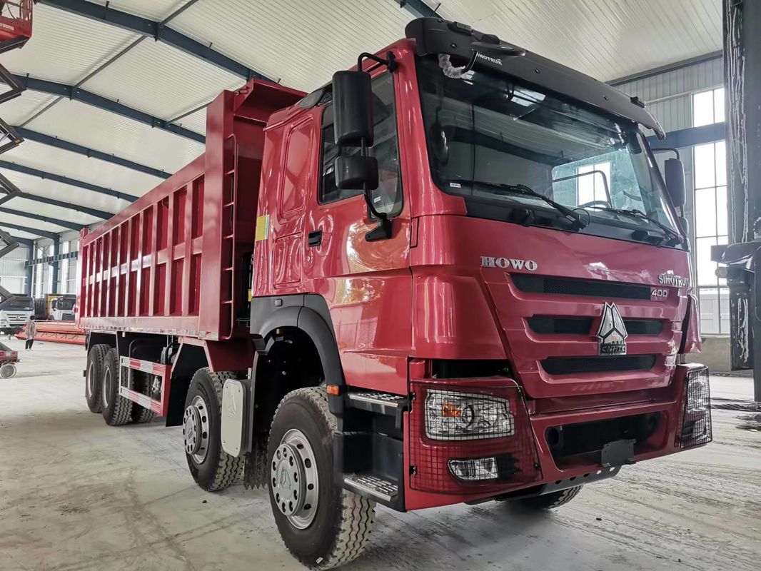 HW Getriebe SINO TRUCK HOWO 400PS 16-Rad 8x4 Schwerlast LHD Dump Truck Tipper Dumper