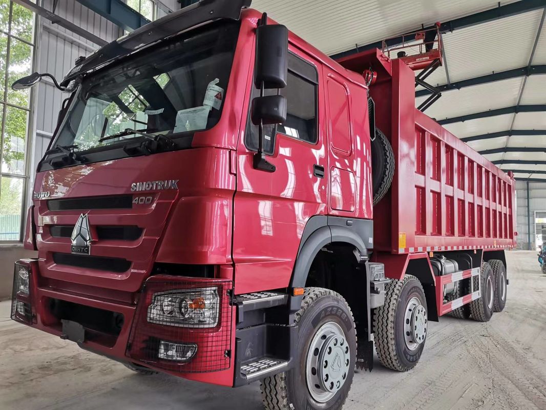 HW Getriebe SINO TRUCK HOWO 400PS 16-Rad 8x4 Schwerlast LHD Dump Truck Tipper Dumper
