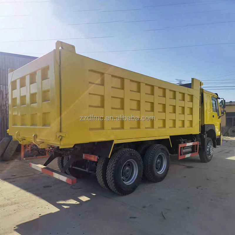 Vollständig renovierter 371 PS 6x4 HOWO-Dump-Truck mit Vorwärtsverschiebungsnummer 10 und Motorkapazität 8L