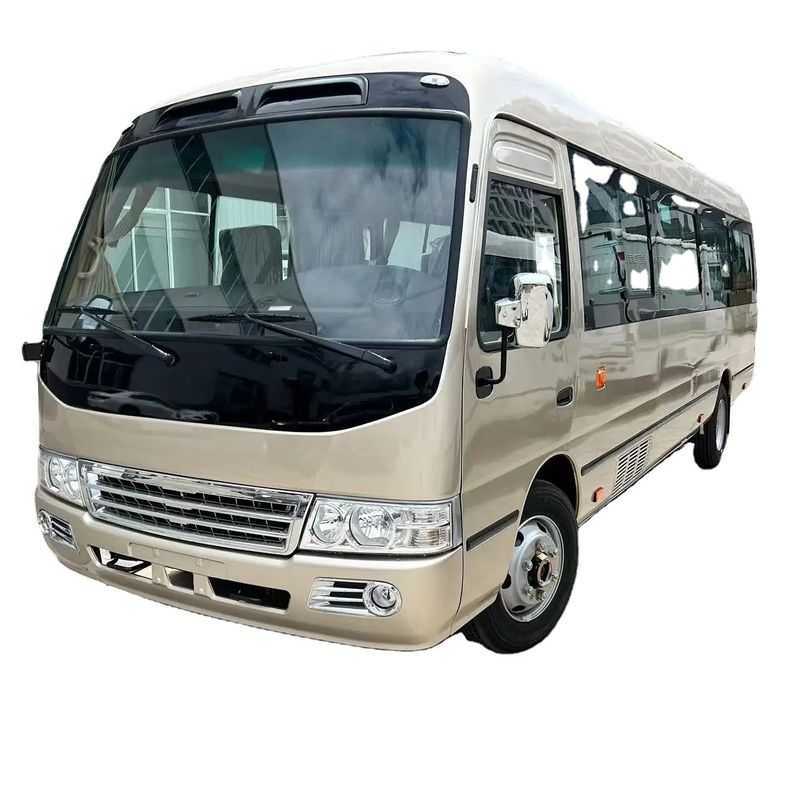 30 Sitzplätze Toyota Coaster Bus Manualgetriebe und 215/75R17.5 Reifen für B2B Marke