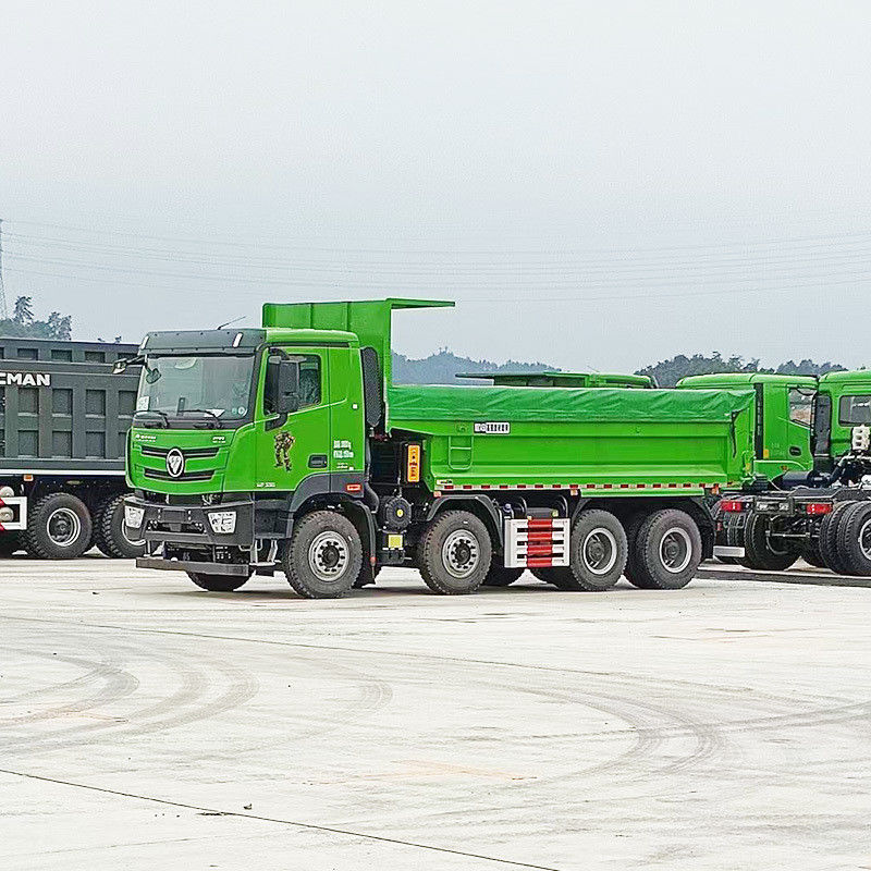 Gebrauchtes 8x4 12 Räder 430 PS Foton-Dump Truck 12 Vorwärtsfahrer Diesel-Tipper Truck