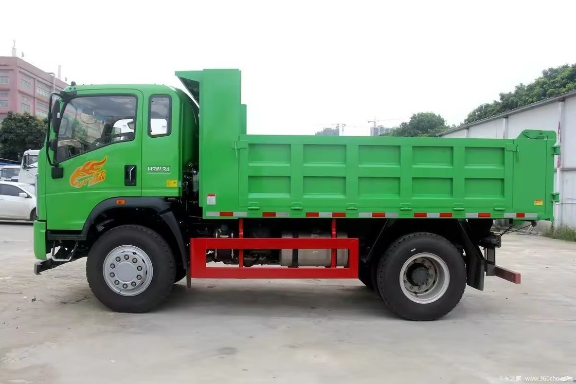 HW76 Kabine 6 Räder 4x4 4x2 3 5 8 10 Tonnen Dieselmotor Lhd Rhd Mini-Dump Tipper Truck