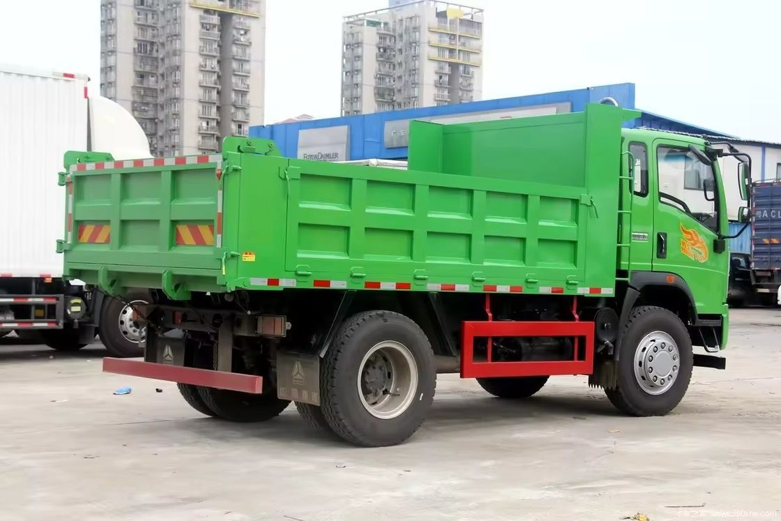 HW76 Kabine 6 Räder 4x4 4x2 3 5 8 10 Tonnen Dieselmotor Lhd Rhd Mini-Dump Tipper Truck