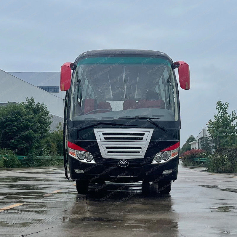 Manuelles Getriebe Typ 57 Sitzplätze Chinesischer kundenspezifischer Bus mit maximaler Geschwindigkeit von 100 km/h