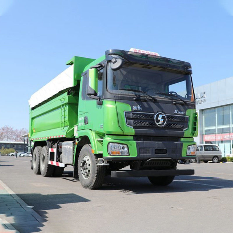 400 PS 6x4 5,8 m Shacman Dump Truck Gebraucht mit Automatischem Fenster Motor Kapazität 8L