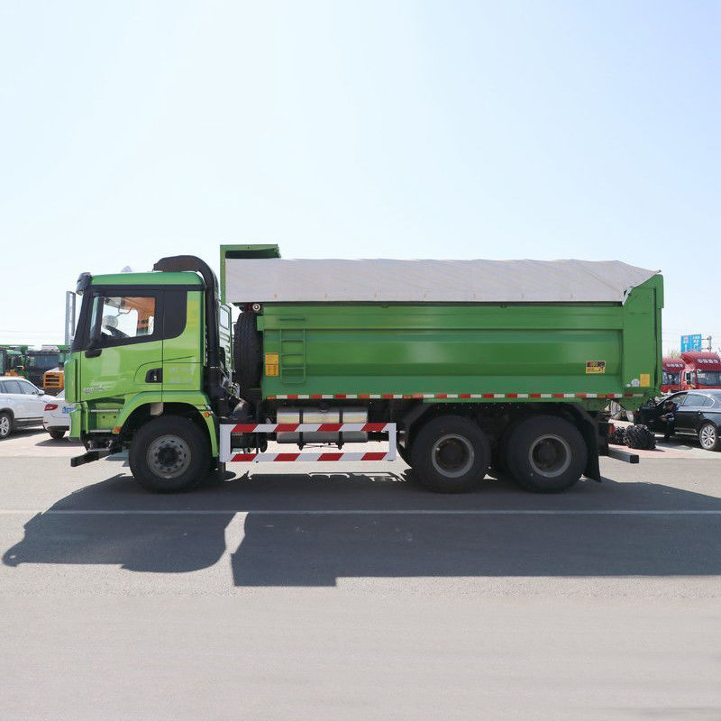 400 PS 6x4 5,8 m Shacman Dump Truck Gebraucht mit Automatischem Fenster Motor Kapazität 8L