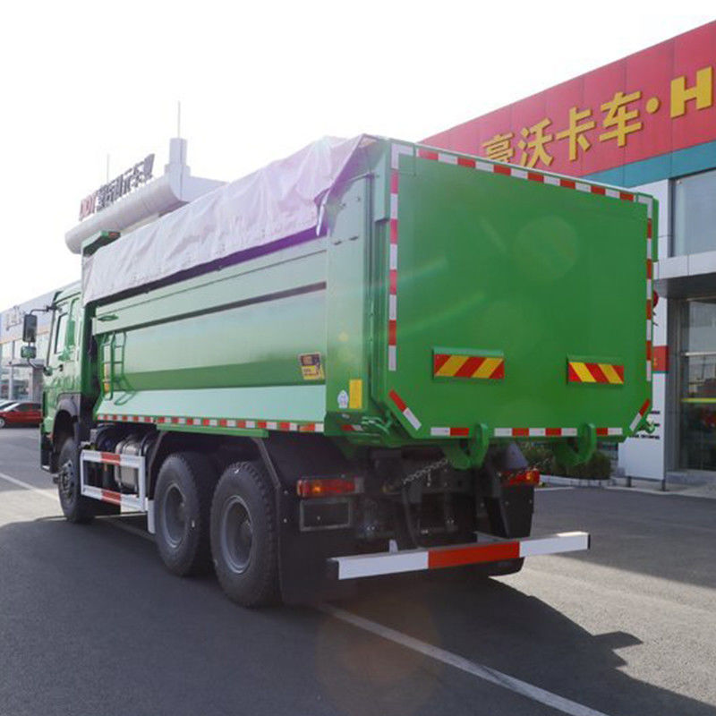 Gebraucht 400 PS 6x4 5,6 m HOWO Dump Truck mit Rückkamera und langlebiger Konstruktion