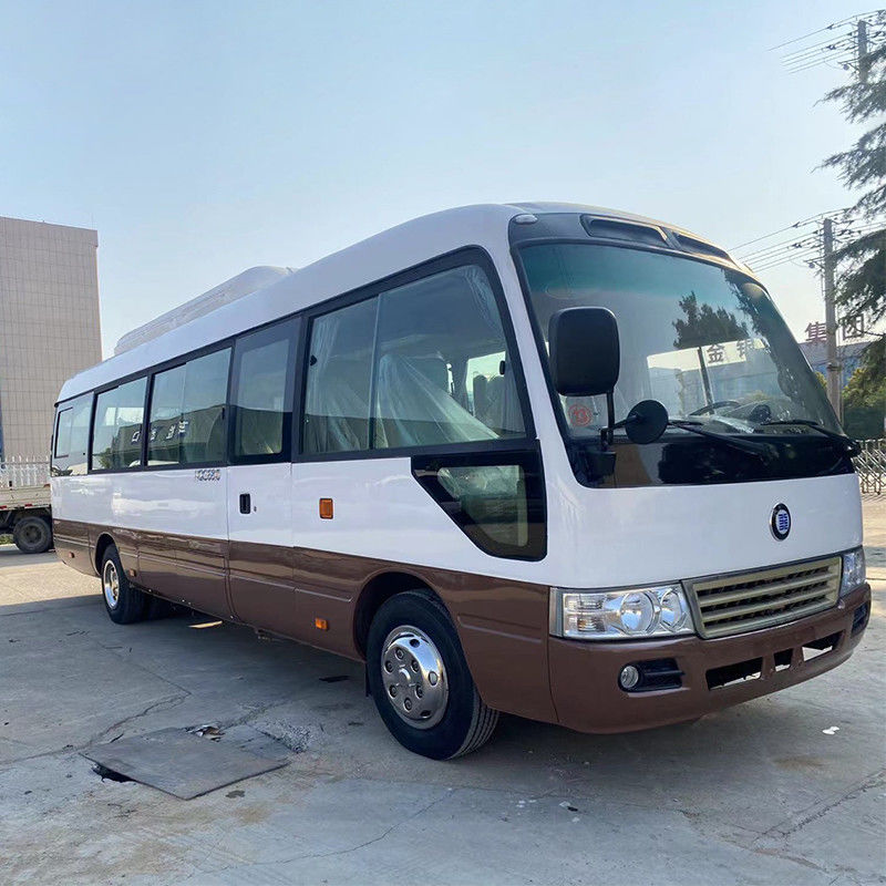 LHD 30-Sitzer gebrauchtes Toyo Ta Coaster Bus mit gutem Zustand und Euro 3-Emissionsstandard