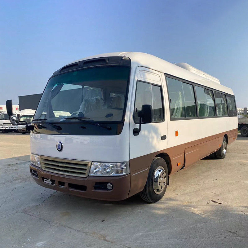 LHD 30-Sitzer gebrauchtes Toyo Ta Coaster Bus mit gutem Zustand und Euro 3-Emissionsstandard