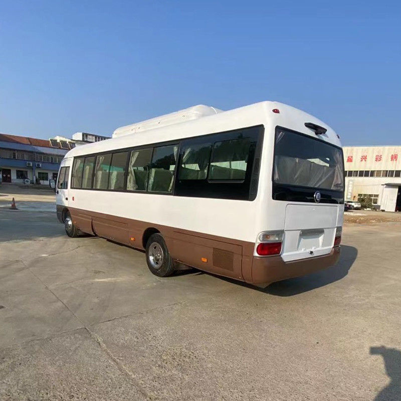 LHD 30-Sitzer gebrauchtes Toyo Ta Coaster Bus mit gutem Zustand und Euro 3-Emissionsstandard