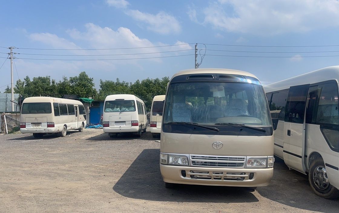 Gebraucht Toyo ta Coaster Busse 30 Sitzplätze Dieselkraftstoff