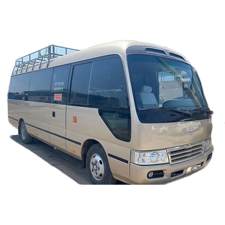 30 Sitzplätze Toyota Coaster Bus in gutem Zustand LHD Sitzplatz Kapazität 30 7.00R16 Reifen 30 Sitzplätze