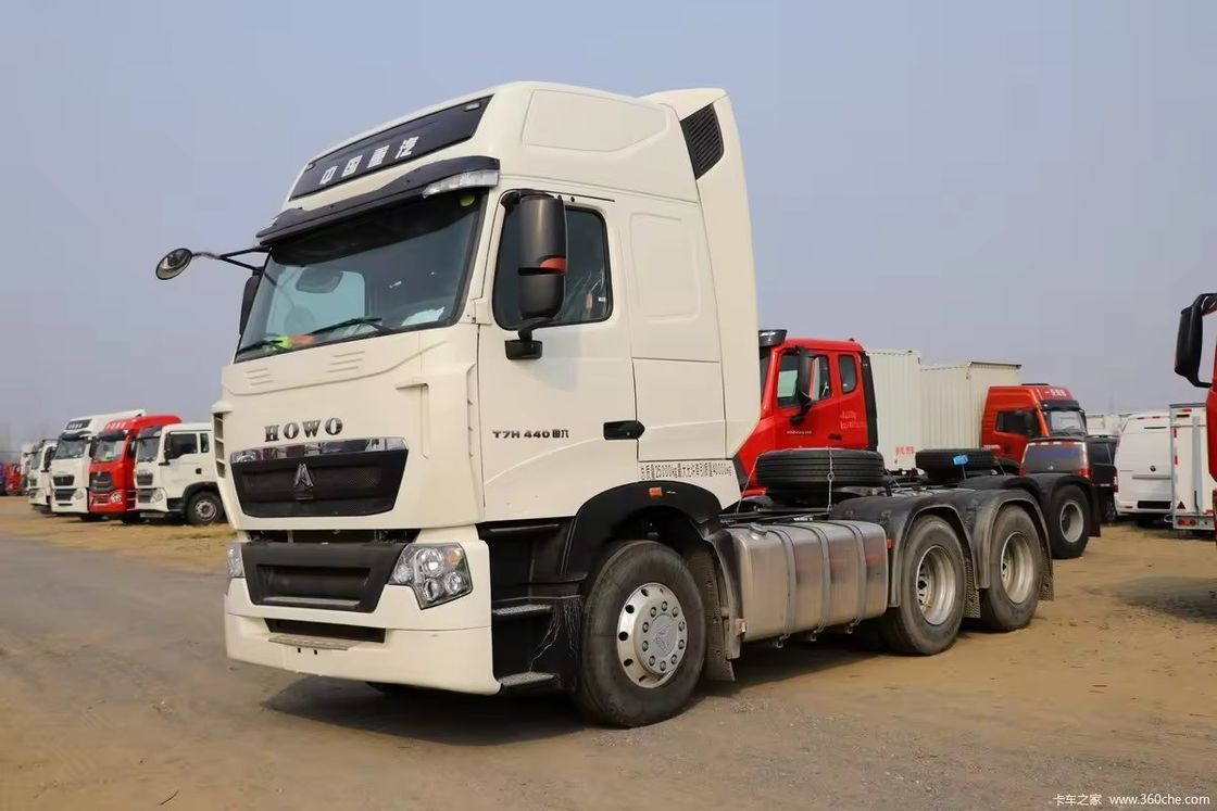 Sinotruk Howo 6x4 10 Räder Traktor LKW Gebraucht 371 PS 440 PS Zylinder 6 Reifen Nummer 10