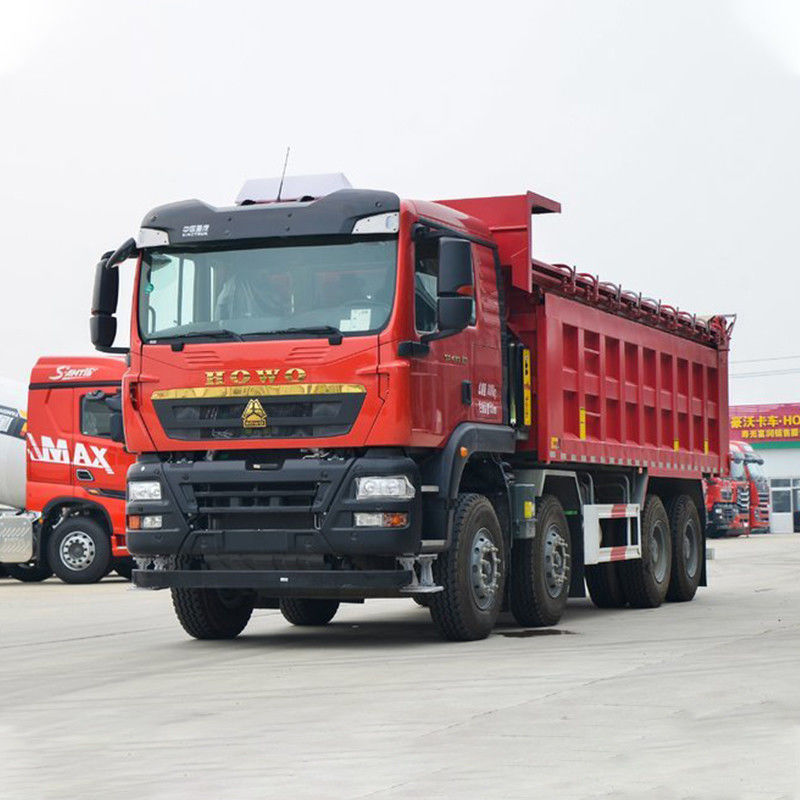 8x4 Tripper Truck 40 Tonnen 12 Räder Dump Truck mit manueller Klimaanlage HOWO 400PS