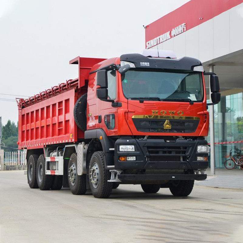 8x4 Tripper Truck 40 Tonnen 12 Räder Dump Truck mit manueller Klimaanlage HOWO 400PS