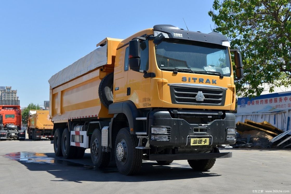 Dieselkraftstoff Typ 440 PS Sinotruk Sitrak C7h 4X2 6X4 8X4 40 Tonnen 12-Rad-Dump Truck