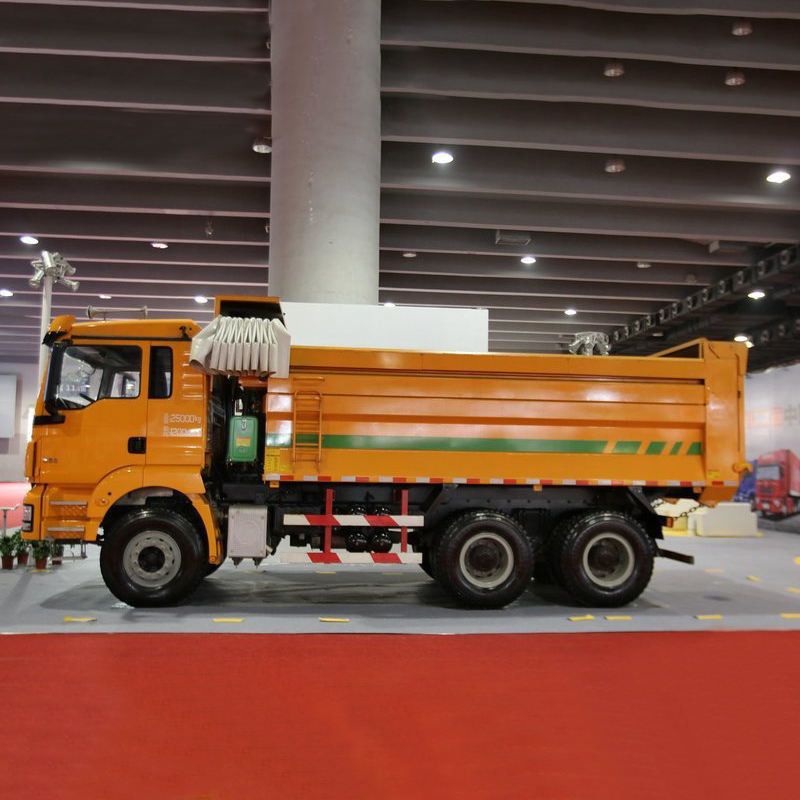 Shacman 6x4 380 PS Euro2 Euro3 10 Räder Gebraucht Tipper Dump Truck für 2 Passagiere