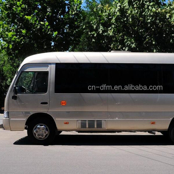 16-22 Sitzplätze Dongfeng LHD Coaster Minibus mit Hintergepäckraum Volumen von 0,25 m3